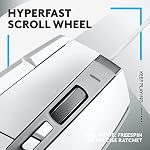 Logitech G502 X Souris de jeu filaire - LIGHTFORCE interrupteurs primaires optiques-mécaniques hybrides, HERO 25K capteur de jeu, compatible avec PC - MacOS/Windows - Blanc (Renewed)