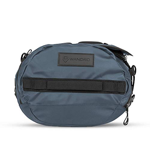 HEXAD Carryall Travel Duffel Bag - Includes Backpack Straps and Laptop Sleeve (Aegean Blue, 60 L)