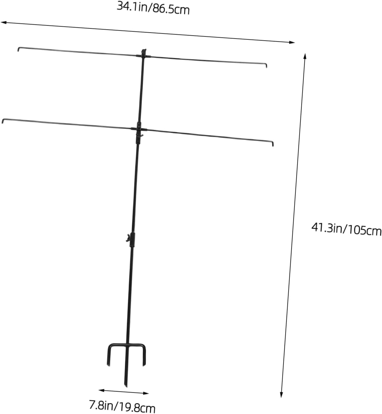 Adjustable Shooting Target Stand Portable Paper Target Holder for Range Practice