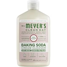 MRS. MEYERS CLEAN DAY Baking Soda Cream Cleaner, Cuts Grease, Scratch-Free Polish, Apple Blossom, 16 Fl Oz, Pack of 1