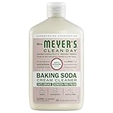 MRS. MEYER'S CLEAN DAY Baking Soda Cream Cleaner, Cuts Grease, Scratch-Free Polish, Apple Blossom, 16 Fl Oz, Pack of 1