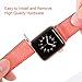 Pantheon Compatible Apple Watch Band 38mm 40mm for Women - Leather Band Compatible iWatch Bands/Strap for Series 4 3 2 1