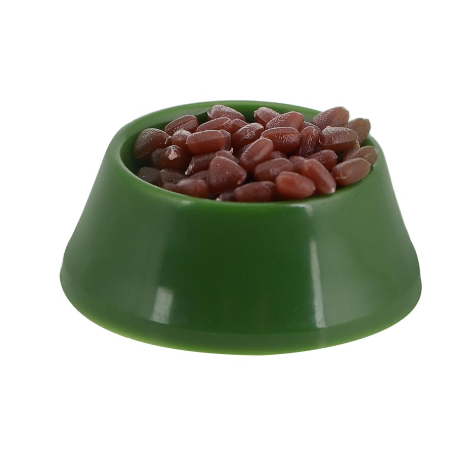 Alasum Miniature Dog Bowl Dollhouse Pet Feeding Bowl 1 12 Scale Tiny Pet Food Dish Plastic Mini House Decor for Pretend Play Dollhouse Accessories and Mini Cabinet Scenes