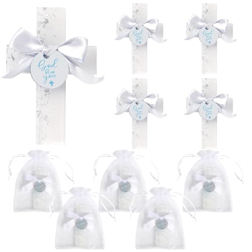 Set 10 Imanes de Cruz Decorativos para Bautismo miniatura 1