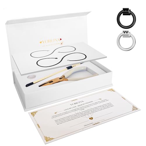 vorona Permanent Bracelet Kit, DIY Forever Bracelet Making Set for Couples, Friendship Bracelets, Romantic Infinity Jewelry for Anniversaries, Weddings & Date Nights (Black & Silver)