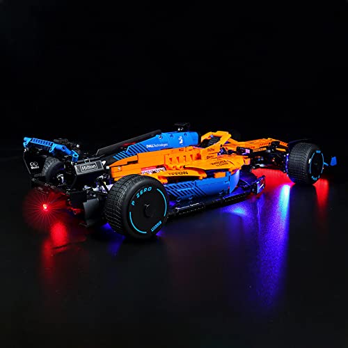 VLites LED Bleuchtung Kompatibel mit Lego 42141 McLaren Formel 1 Rennwagen(Ohne Bausteinen Modell) – Bild 6