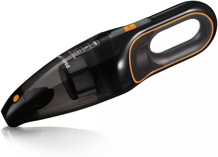 Odkurzacz ręczny Philips MiniVac - bezworkowy, z cyklonowym przepływem powietrza i dyszą aerodynamiczną - bateria 10,8 V - FC6149/02, 46,8 x 16 x 16 cm