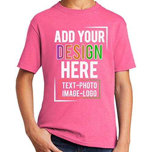 Custom T Shirts for Youth Add Your Text Design Own Image Photo Personalized Kids T Shirt