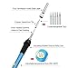 GLE2016 Electric Soldering Iron Kit 60W Adjustable Temperature Welding Soldering Iron with 5pcs Different Tips, 1 Solder Wire 1.0mm Dia. (Soldering Irons)