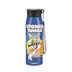 MILTON Handy Design 650 Stainless Steel Sipper Water Bottle 690 ml, Single Walled, ISI Certified I Leak Proof Lid, Rust Proof I For School, Office, Gym I Dark Blue (LOONEY TUNES)