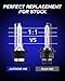 AUTOONE 2024 Upgraded D2S D2R HID Headlight Bulbs, 300% Brighter Lightness, 6000K Cool White 66040 66240 85122 Xenon Bulbs, 35W D2S HID Headlight Bulbs Super Bright Replacement, Easy installation