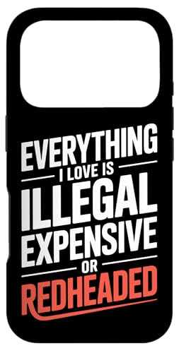 Everything I Love Is Illegal Expensive Or Redheaded �j�� �X�}�z�P�[�X iPhone 17 Pro �p