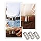 Wisebom 8 Pcs Gürtelschnalle Herren, GürtelschlaufenhalterSchnappschlaufen Gürtelschlaufen zum Annähen, Gürtelschlaufen Ersatz Ersatzgürtelschnalle Belt Keeper Befestigungsschnalle, 4 cm B 1.2 cm H