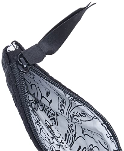 Vera Bradley Women's Microfiber Zip Id Case And Lanyard Combo, Black, One Size #TOP4