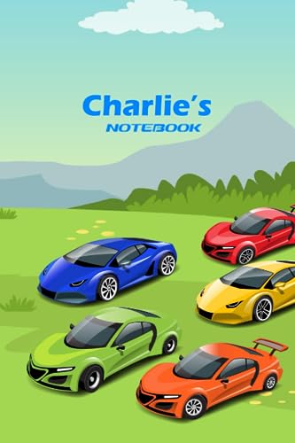 Charlie's Notebook: A personalised race car book