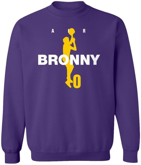 Los Angeles Basketball Star Fans Tribute Air James Unisex Crewneck Sweatshirt