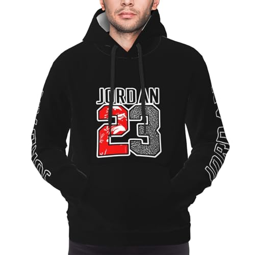 Basketball Star Goat #23 Fans Jordan Man Hoodies Fashion Double Sided Print With Hat And Pocket Fleece 5