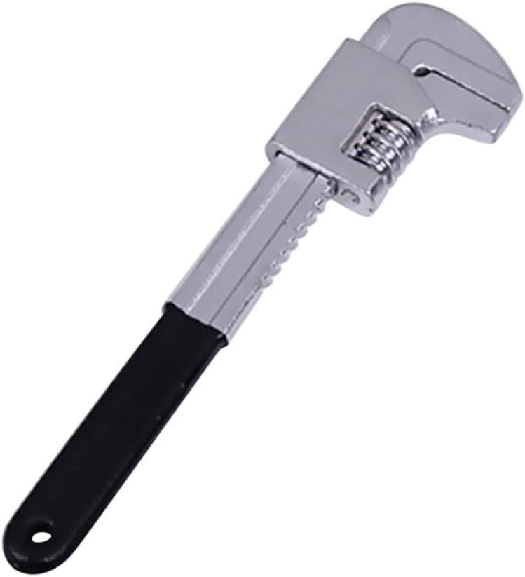 ULTECHNOVO Right Angle Adjustable Wrench Pliers 9.44 Inch Large Opening F Type Spanner Plumbing Hand Tool with Ergonomic Handle and Smooth Knurled Nut Adjustment