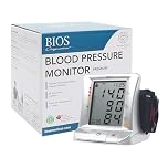 BIOS Diagnostics Premium Blood Pressure Monitor, #1 Canadian Blood Pressure Manufacturer*, 2 Users 90 memory, Detects Irregular Heartbeat, Medication Alarm, Hypertension Indicator, 2 User 99 Memory, Jumbo LCD Display