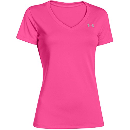 Image of Under Armour Womens Tech V-Neck Short-Sleeve T-Shirt