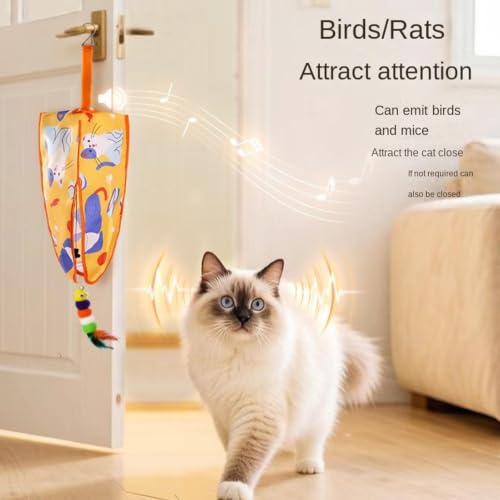 Prévention de l'ennui du chat en appartement grâce au leurre interactif
