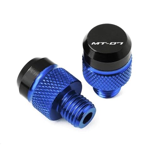 Bouchons trou miroir M10 vis aluminium moto Yamaha MT 07 2017-2025
