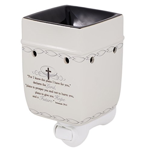 Elanze Designs for I Know The Plans I Have for You Electric Plug-in Outlet Wax and Oil Warmer