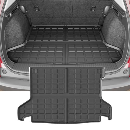 powoq Cargo Liner Compatible with 2016-2022 Honda HRV Car Trunk Mat TPE Trunk Mat Replacement for 2016 2017 2018 2019 2020 2021 2022 Honda HRV Accessories (2016-2022 HRV, Rear Trunk Mat)