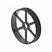 Browning 6B5V250 Split Taper Sheave, Cast Iron, 6 Groove, A, B or 5V Belt, Uses R1 Bushing