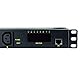 LogiLink Professional PDU8P01 Hochwertige IP 19 Steckdosenleiste 8-fach mit Schalt-, Mess/Warnfunktion, Temperatur und Feuchtigkeitssensor Schwarz