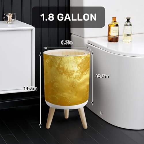 Bote de Basura Redondo con Tapa y Bolsa 7L miniatura 2