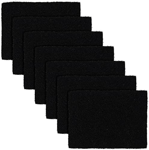 7 Pieces Activated Carbon Filters Compatible with Joseph Food Waste Caddy Replaceable Rectangle Compost Bin Carbon Filters Pad Remove Odour