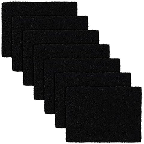 7 Pieces Activated Carbon Filters Compatible with Joseph Food Waste Caddy Replaceable Rectangle Compost Bin Carbon Filters Pad Remove Odour Cover