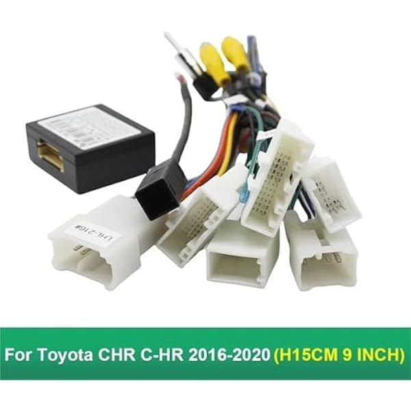Радио панель рамки Подходит Toyota CHR 2016-2020 9-дюймовый автомобиль автомагнитолы, MP5 GPS плеер, панель головного устройства 2 Din Автомобильная радио рамка (Farme RHD 15CM)