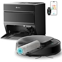 Lefant M5 Pro 18000Pa All-in-One Robot Vacuum and Mop with 120 Day Self-Emptying, Self Cleaning Mop, Auto Drying (Black)