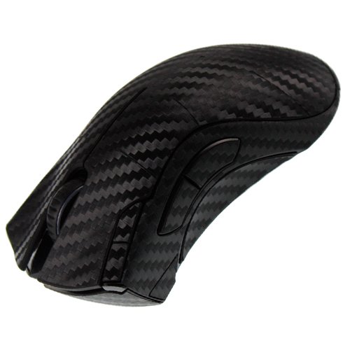 Skinomi Black Carbon Fiber Full Body Skin Compatible With Razer Mamba (Full Coverage) Techskin Anti-Bubble Film #TOP6