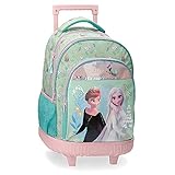 Doble rueda para mejorar el rodaje de la mochila y aportar una mayor resistencia.