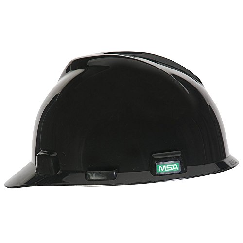 MSA 492559 V-Gard Cap Style Safety Hard Hat With Fas-Trac III Ratchet Suspension | Polyethylene...