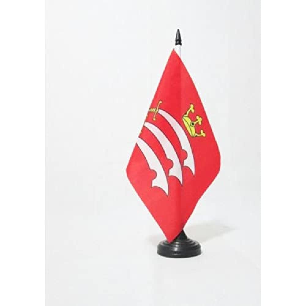 AZ FLAG Middlesex county Table Flag 21x14 cm 100D Polyester Plastic Base