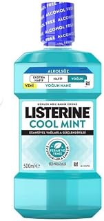 Listerine Cool Mint Yoğun Tat Alkolsüz Ağız Bakım Suyu 500…