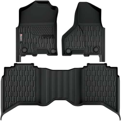 Floor Mats Compatible with 2013-2018 Ram 1500 (19-24 Classic Body...
