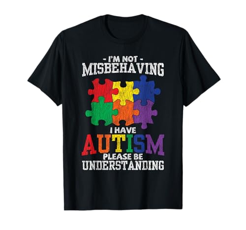 Sensibilisation à l'autisme « I'm Not Misbehaving Autistic Kids Awareness » T-Shirt