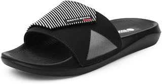Bacca Bucci Elevate Slides for Men | High-Grade Rubberized EVA Comfort Slides with Non-Skid Outsole | Soft Cushion Footbed... Price In India