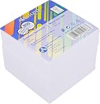 Westcott Note Block White 800 Sheets | memo Block glued with 9 x 9 cm Sheets in White | FSC-Certified Paper 80g/m² | E-733182 00