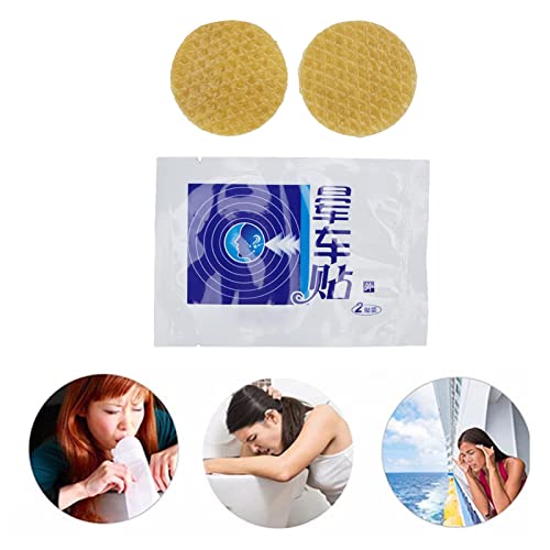 40 peças de patch transdérmico de doença de movimento para cruzeiro vertigem atrás da orelha, adesiv