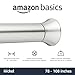 Amazon Basics No Drill Spring Tension Curtain Rod, Adjustable Extra Long 78-108