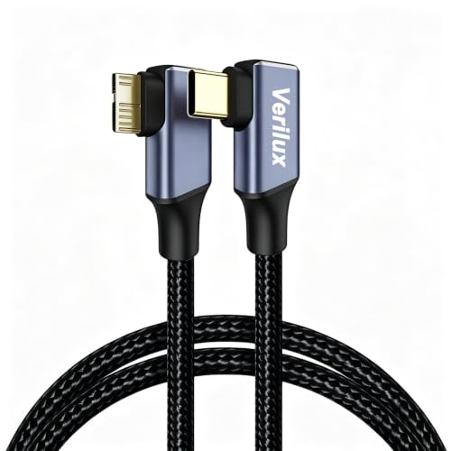 Image of Verilux Micro 3.0 to USB C Cable 1M Fast Data Transfer Charging Cord