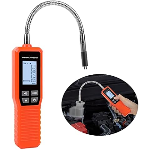 CMTOOL Brake Fluid Tester DOT3 DOT4 DOT5.1 Auto Brake Fluid Moisture Tester Tool, Brake Fluid Tester Digital Automotive Brake Fluid Tester Pen with Automatic Shutdown Cover