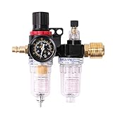 wasserabscheider labor Der Druckregler hält den Betriebsdruck konstant, Die fließende Druckluft wird zunächst von Schmutz und Kondensat gereinigt und dann mit einem einstellbaren Öl vermischt.