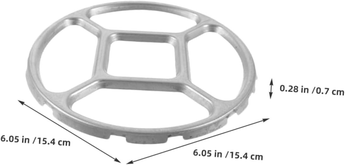 COLLBATH 4pcs Gas Stove Trivet Rack Wok Support Cooking Gas Burners for Small Pots Sauce Pans and Kettles Heat Control Safety Assurance